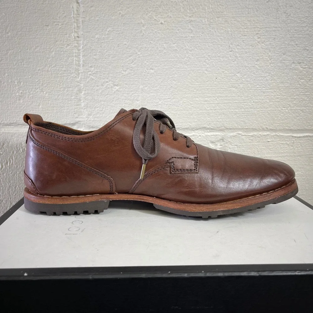 Timberland Boot Company Bardstown A19V9 Brown Leather Casual Oxford Men's 11 US